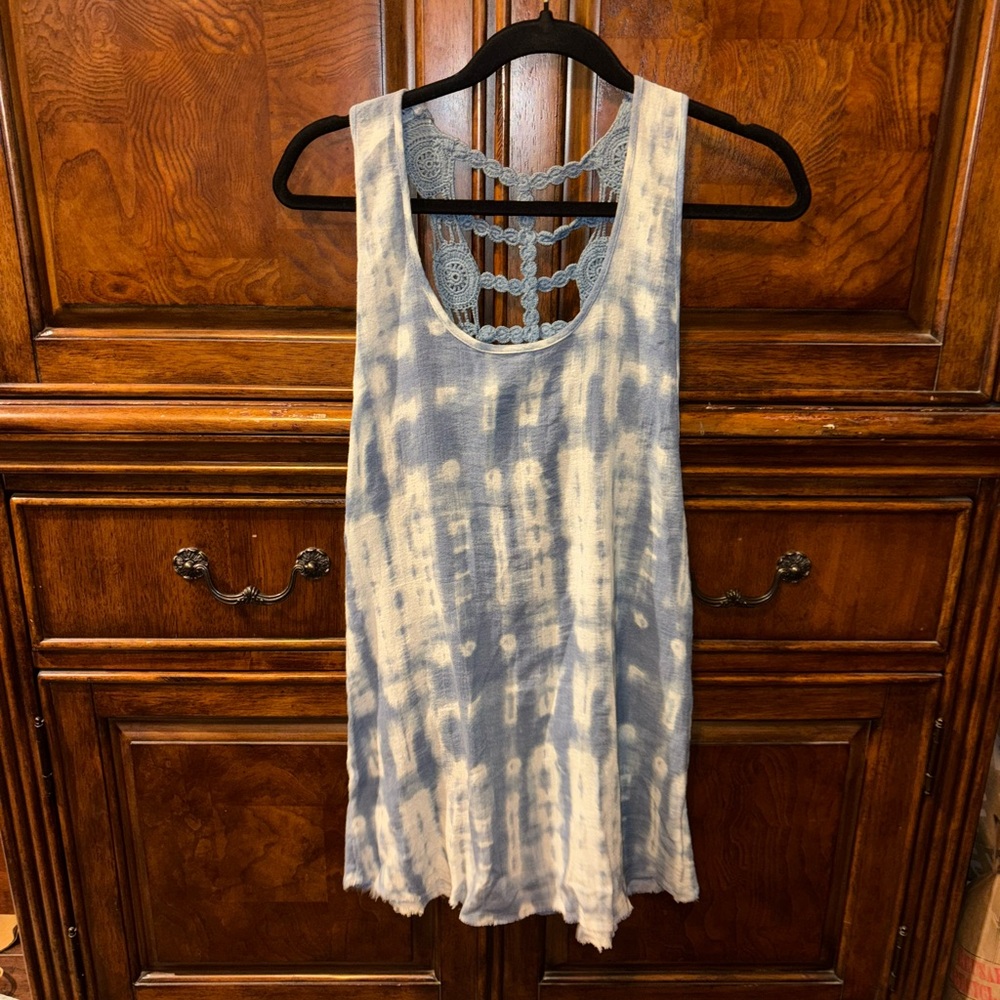 Billabong Blue Tie-Dye Tank Top NWT Size Small